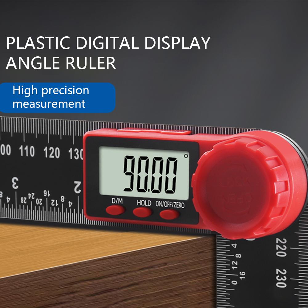 Digital Angle Finder Protractor Precision Woodworking Tool with LCD, 360° Magnetic Level for Carpentry/Construction