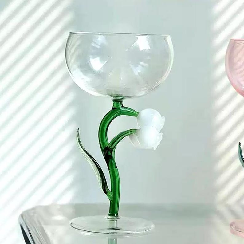 Sklenice na víno zvonková orchidej
