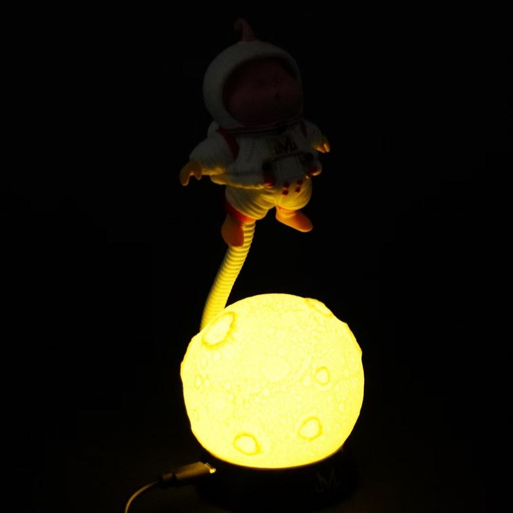 18cm Anime Dragon Ball Z Super Saiyan Moon Majin Buu Space Suit Figure Model Toy PVC Collection Room Night light Decoration Gift