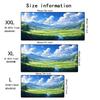Cartoon Landscape Large Mouse Pad Non-Slip Rubber XXL Desk Mat Locking Edge HD Printing for Gamer Office Accessories 900X400mm