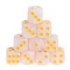 10 Pezzi 12/15/16mm Multicolore Acrilico Dado a Sei Facce Cubo Trasparente Perline per Dadi Sei Facce Leggero Giocattolo per Giochi da Tavolo Custodie per Dadi