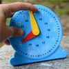 Children Educational Clock Toys Hour Cognition Preschool Teaching Aids Parent-child Learning Clock Model Adjustable Time