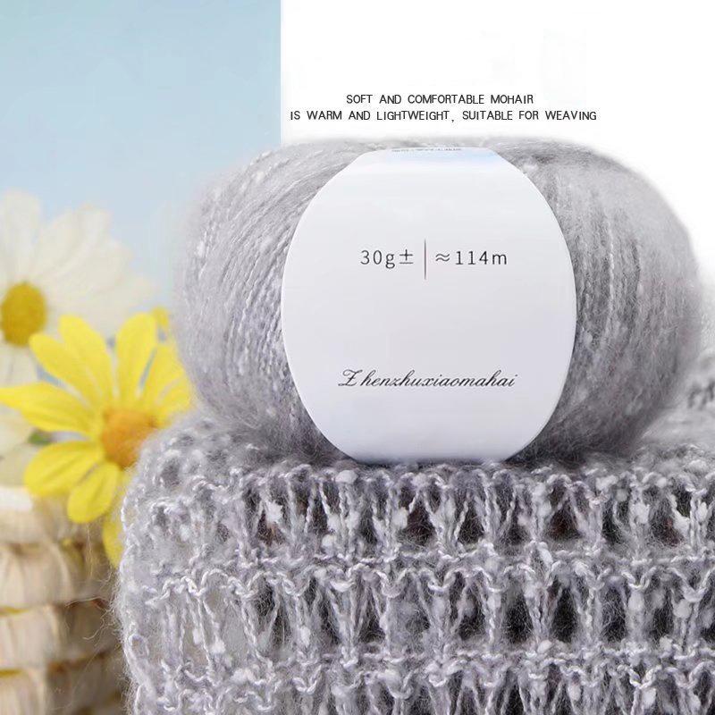 

30г/моток Кашемировая шерсть DIY Толстая пряжа Рукоделие Южноафриканский мохер пони Ручная работа Мохеровая пряжа Свитера Жемчужный шарф