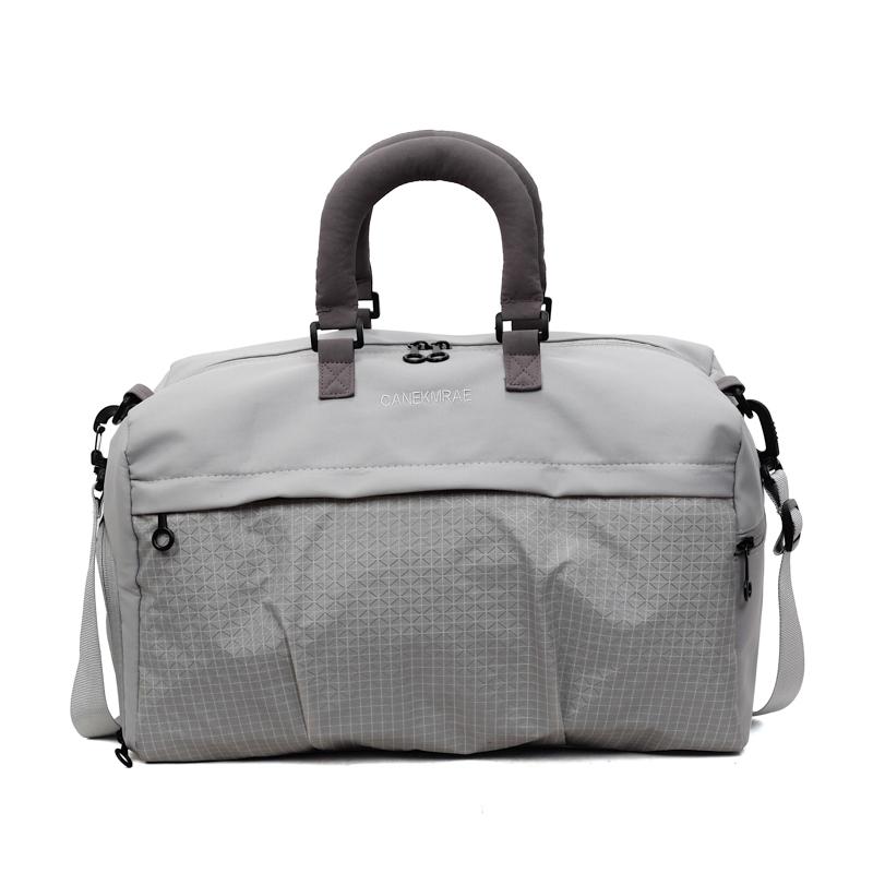 

Large Capacity Crossbody Travel Bag Multi-Functional Gym Bag Color Block Storage Bag серый