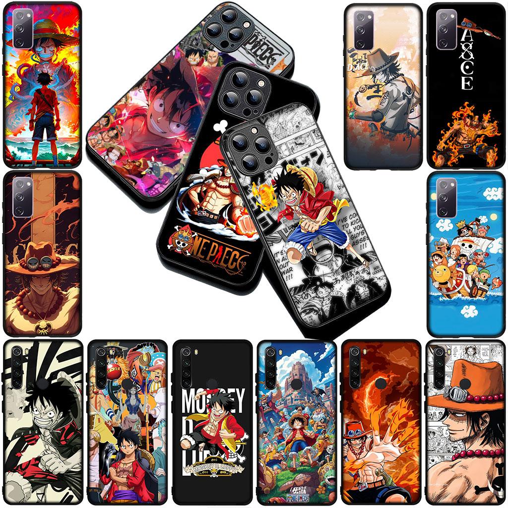 Phone Cover for Apple iPhone 17 Air 12 13 Pro Max Mini ProMax 7 + 8 Plus 7+ 8+ Soft Silicone Case Portgas D Ace One Pieces Luffy