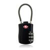 TSA Approved Travel Lock with Soft Steel Cable for Luggage, Backpacks, and Suitcases