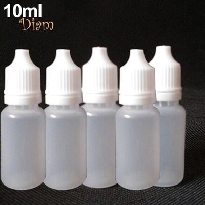 Diahy 5 bucăți 5-100 ml sticle goale din plastic cu picurare storcabile Recipiente pentru lichide pentru ochi Accesorii