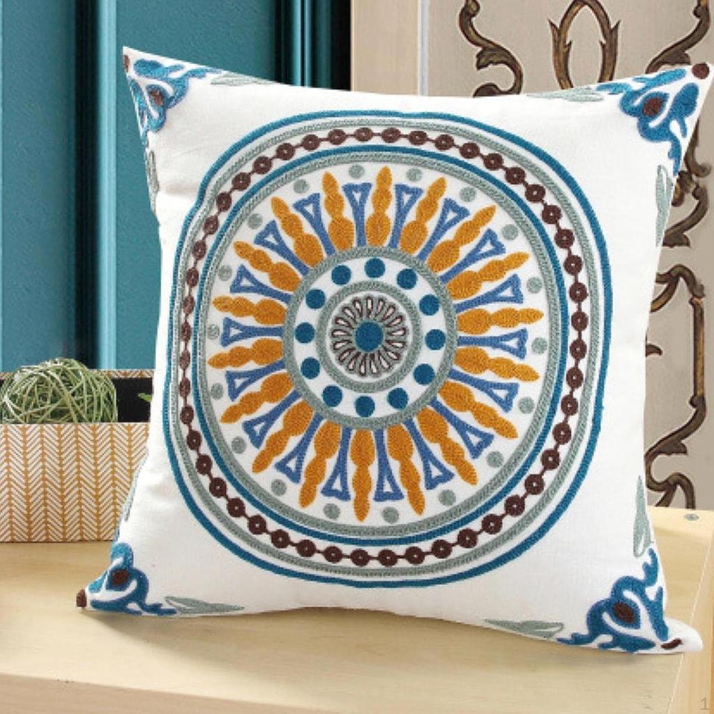 Cushion Case Pillowcase,Breathable,Boho 45 X Cm Soft Throw Pillow Cover Decorative Square