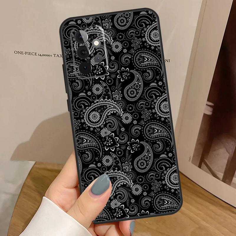 Bandana Seamless Pattern Case For Samsung Galaxy A15 A16 A17 A26 A36 A56 A55 A35 A52 A32 A12 A53 A33 A13 A14 A34 A54