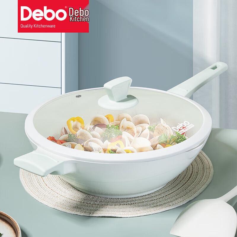 Debo Kamlo 32cm Titanium-Infused Aluminum Wok
