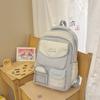 Schoolbag high value Japanese ins wind backpack female student large capacity cute pain bag lightweight schoolbag multi-layer backpack