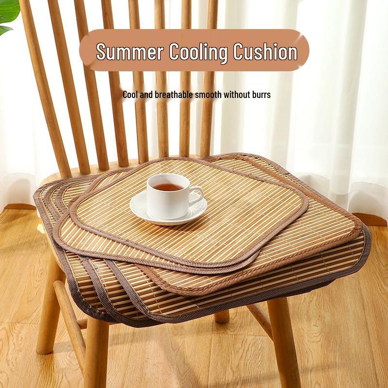 

Летняя бамбуковая дышащая ледяная подушка-сиденье для офиса или автомобиля Cool Bamboo Mat 30*30