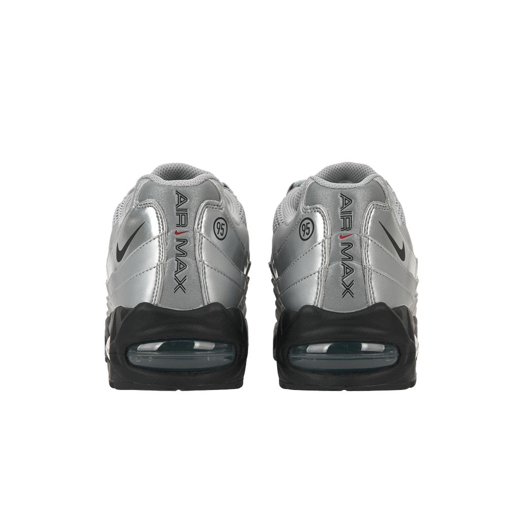 Nike Air Max 95 SE Big Bubble - Total 90 Metallic Silver Unisex Sneakers Black IB6830-002