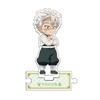 Giyu Cat Ears Figure Q Acrylic Stand Mini Tanjiro Cute Cat Standing Plate Zenitsu Acrylic Ornaments Collectible Accessory Toys