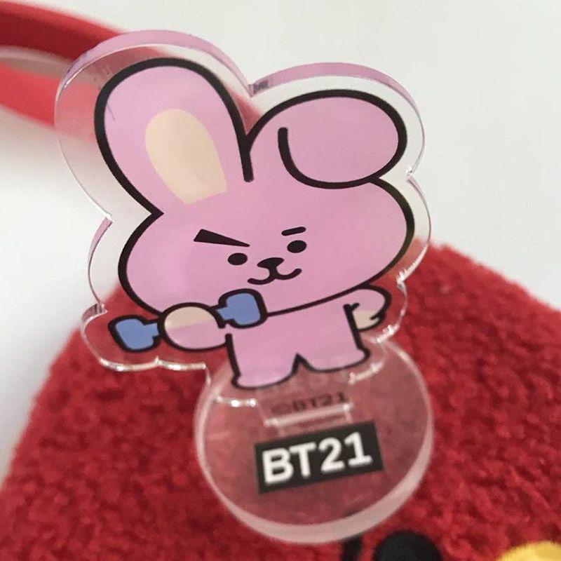 Kpop Bts Bt21 Cute Standee Action Figure Doll Van Acrylic Standing Decor Table
