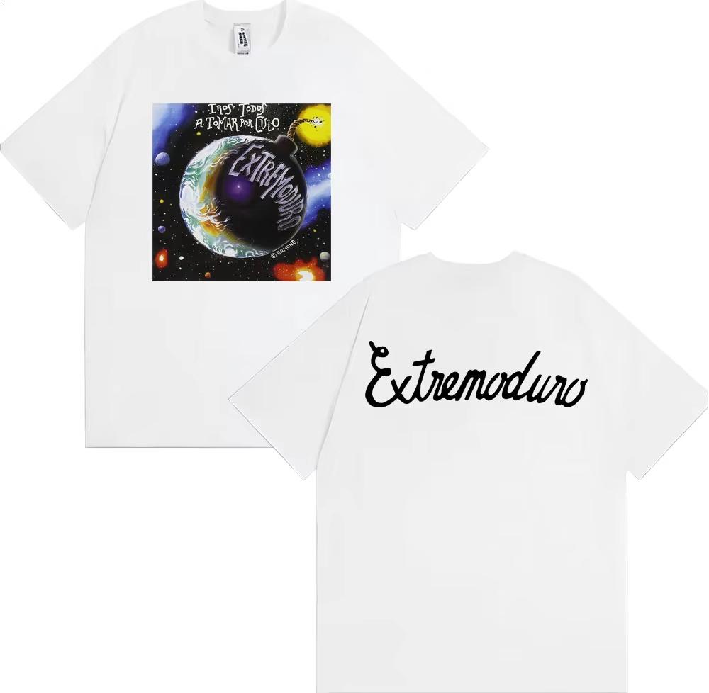 2026 Summer Rock Band Extremoduro Tour 2025 Printed T Shirt Hip Hop Punk Street Tshirts Casual Suitable For Both Men And Women