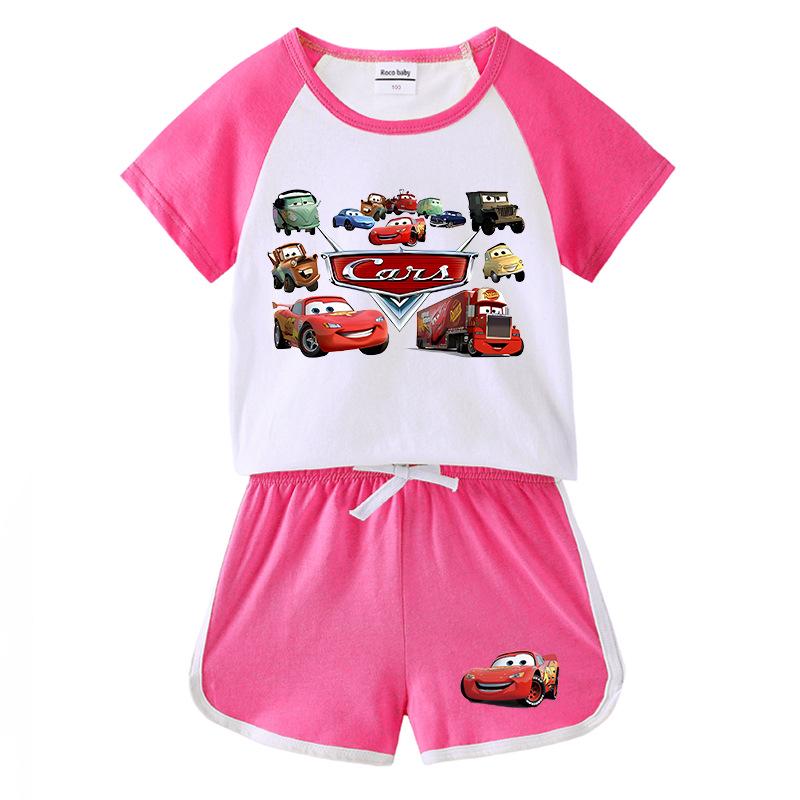 2025 Kids’ Summer Outfit: Unisex T-Shirt & Shorts Casual Two-Piece Set