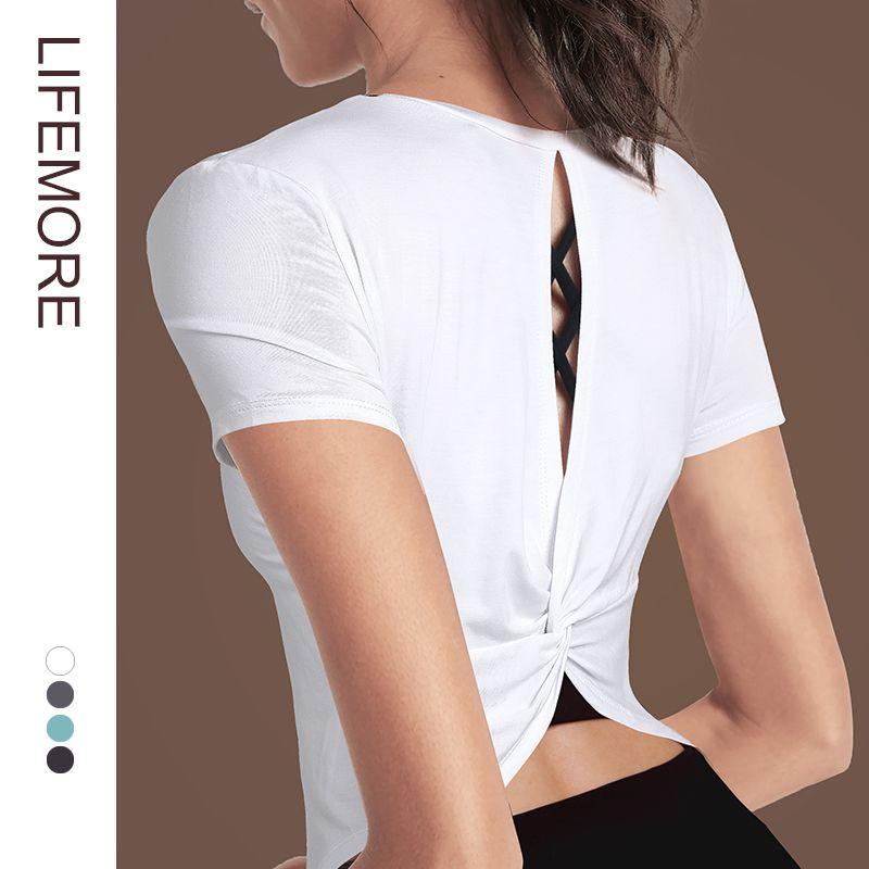 

Short Sleeve Yoga Suit Blouse Niche Sport Waistcoat for Women White L