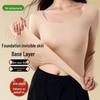 Women's Antibacterial Thermal Base Layer: Long-Sleeve, Thin, Traceless, Plus-Size Autumn Top