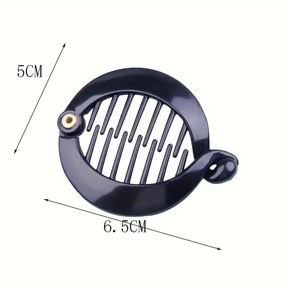 3 Stück/Set Fischform Haarspangen Clips Pferdeschwanzhalter für Frauen Mädchen Bananenclips Krebse Schwarz Haarstyling-Zubehör