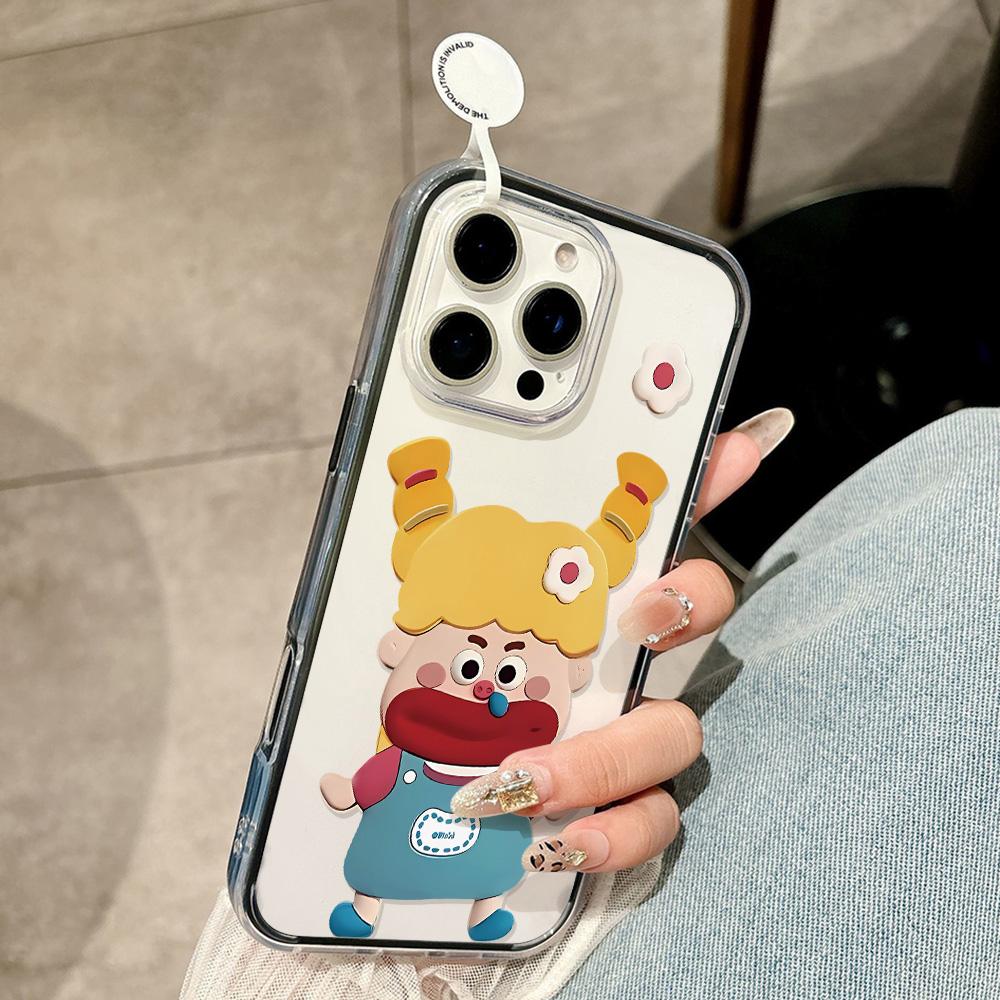 Malovaný kryt na telefon pro iPhone 17 11 12 13 14 15 16 iPhone 17 12 13 14 15 16 Pro 17 12 13 14 15 16 Pro Max  Vysoce kvalitní malovaný zvířecí roztomilý kryt na telefon