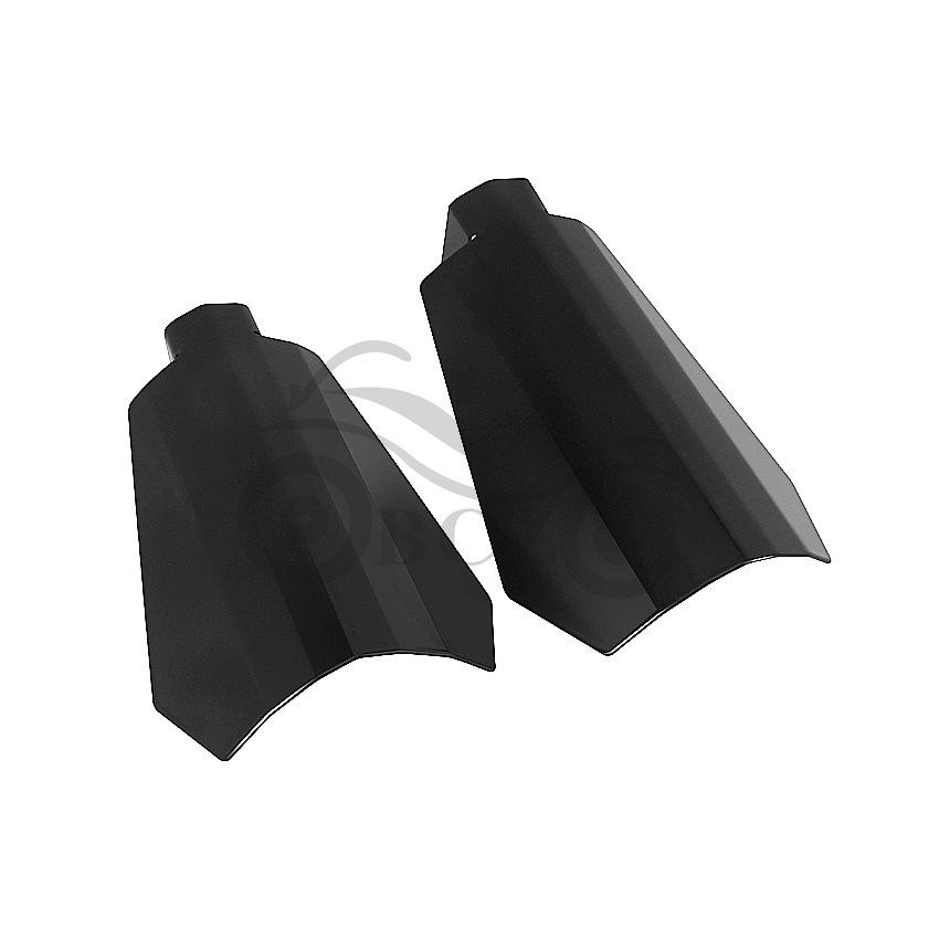Black Metal Handguards & Windshields for Harley 883 Dyna Motorcycles