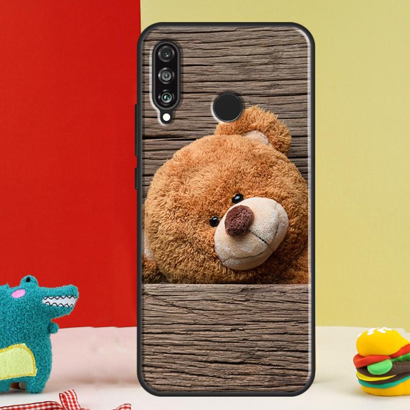 Cute Bear For Huawei Nova 5T 9 10 SE 12i 12s 11i Y91 Y90 Y60 Y70 Y72 Y61 P60 P30 Pro P20 P40 Lite Case