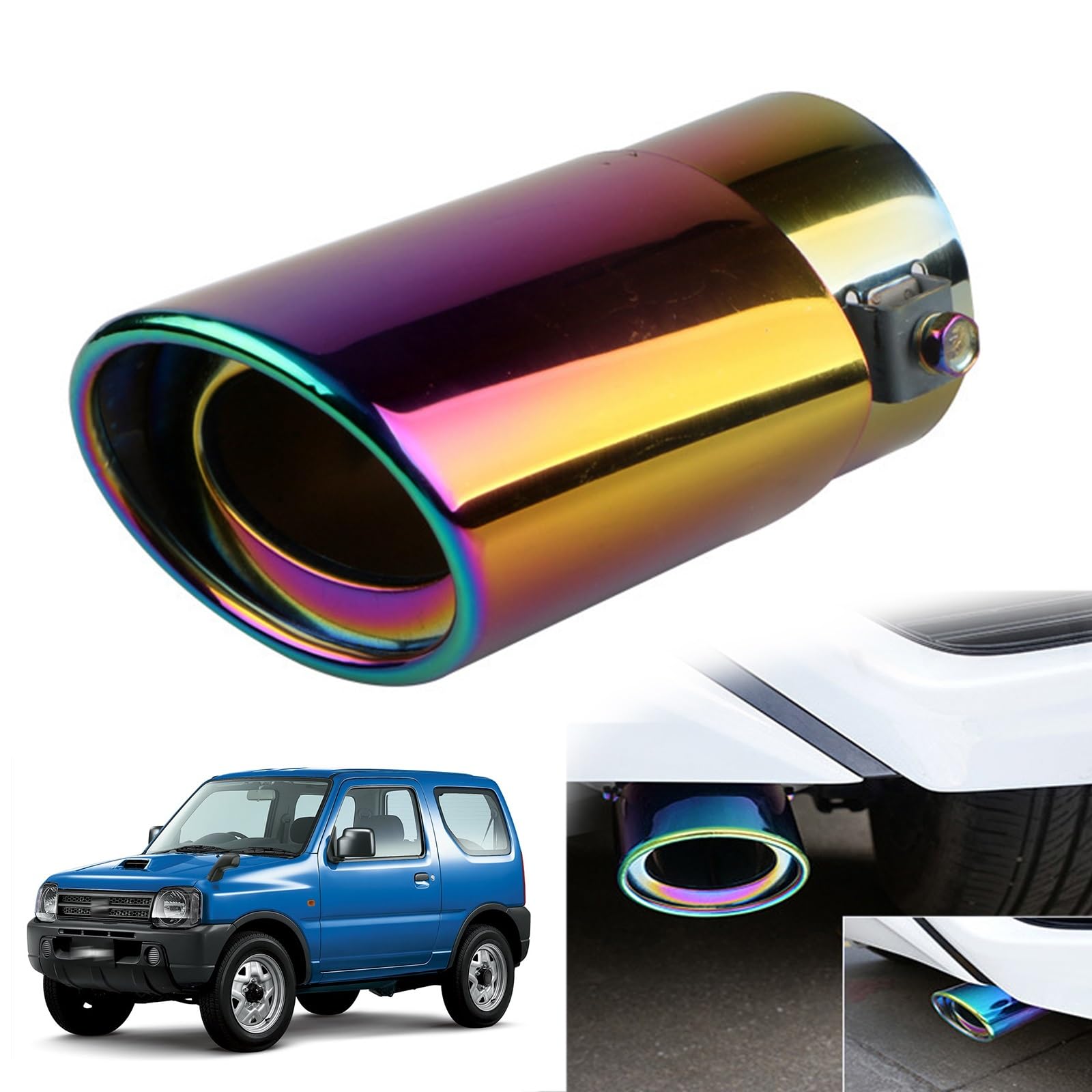 Suzuki Jimny JB23 JA22 Exclusive Muffler Cutter Car Tailpipe Custom straight