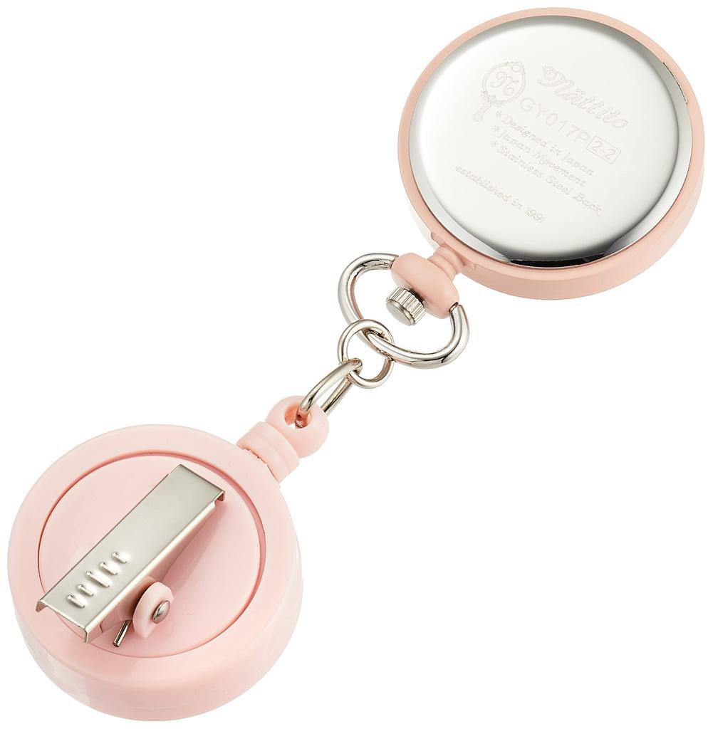 [Fieldwork] Pocket Watch Nurse Watch with Reel, Luminous, GY017p-3, Women's