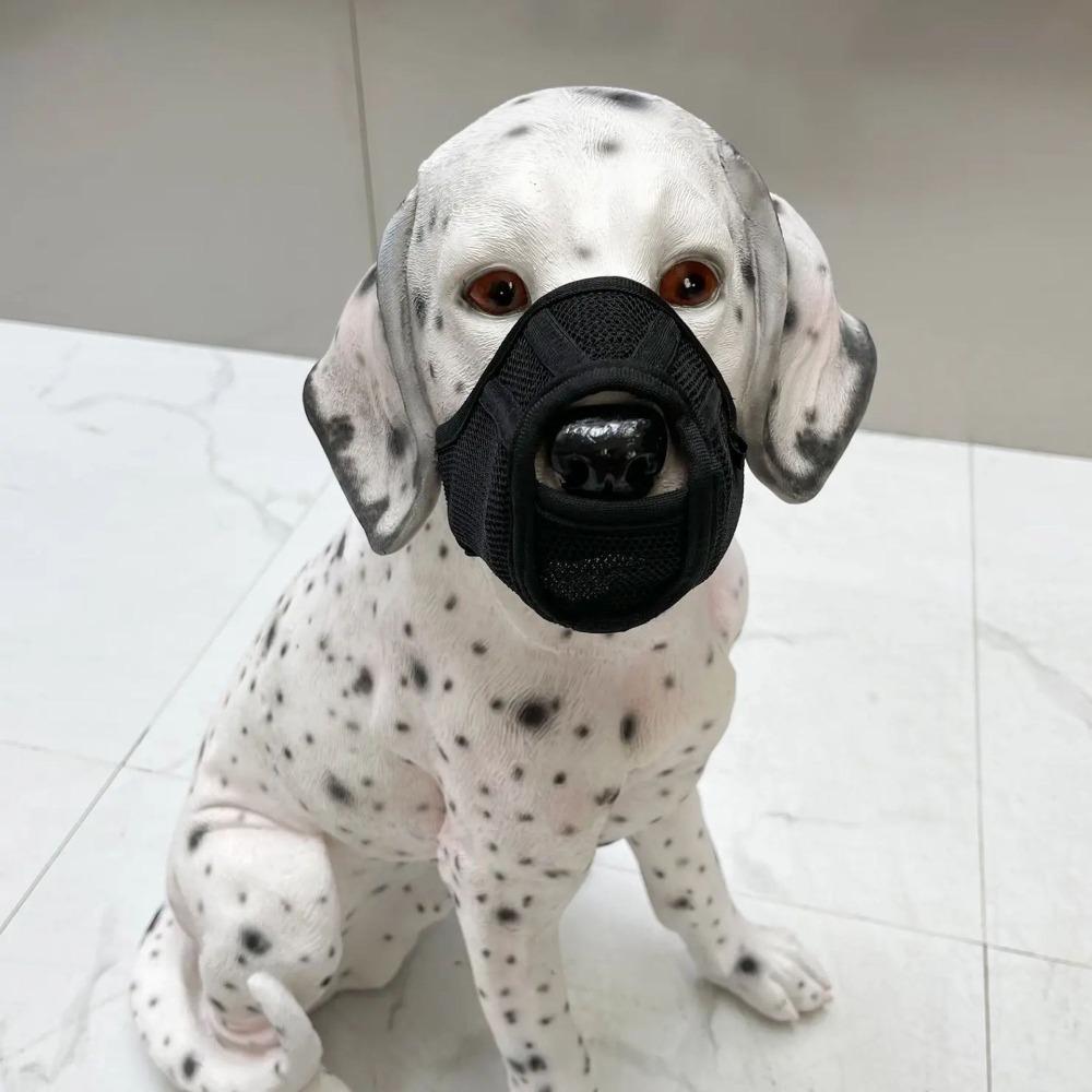 Pet Supplies Breathable Dog Muzzle Mask Adjustable Anti-Eating Dog Mesh Mask Elastic Pet Anti-Barking Mask Outdoors