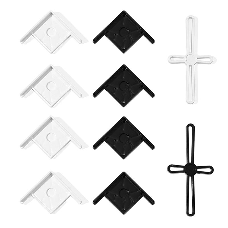 4Pcs/Set Anti-Collision Fish Tank Corner Protector Adhesive Free Protective Cover Safety Bumper Aquarium Fish Tank Accessories