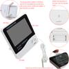LCD Electronic Digital Temperature Sensor Humidity Meter Backlight Thermometer Hygrometer Gauge Indoor Weather Station Clock