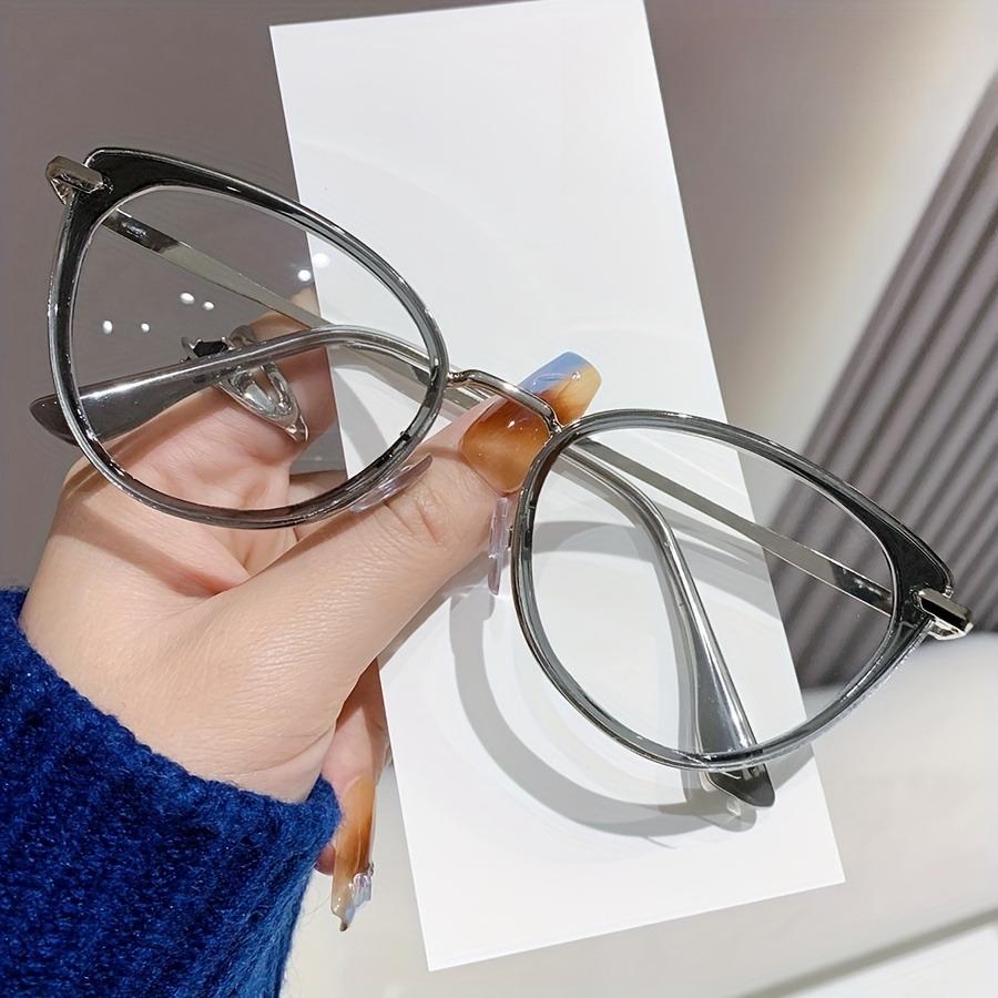 Cat-Eye Metal Frame Reading Glasses for Men & Women Office Eyewear Modern Eyewear Premium Eyewear Vision Aid