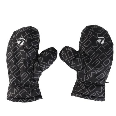 TaylorMade Men's Winter Mittens, Black, Size 18, FW24 UN290