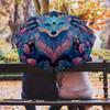 Colorful Animals  Pattern, Automatic Folding Umbrella, Portable and Foldable Design, 8 Ribs, a Christmas or Birthday Gift.