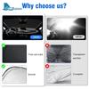 Windshield Sun Shade for MG 4 EV 2022-2024 Foldable Sunscreen Blocks UV Rays Keeps Interior Cool