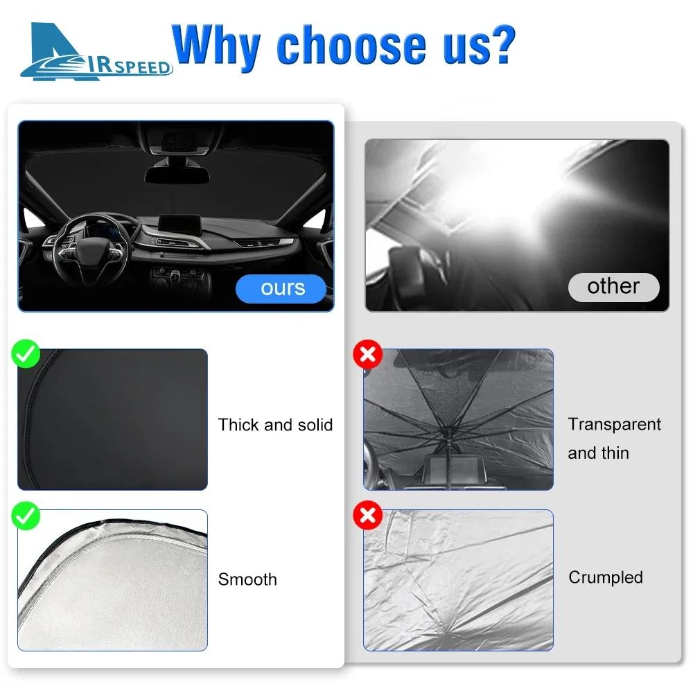 Windshield Sun Shade for MG 4 EV 2022-2024 Foldable Sunscreen Blocks UV Rays Keeps Interior Cool