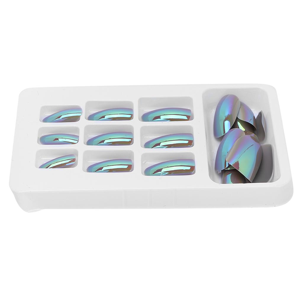 24pcs Fashionable Fake Nails Detachable Bright Color False Nail Patch Full Cover Nail Art Tips06