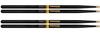 PROMARK Select Balance Active Grip Acorn Tip Drumsticks with Rebound Balance 5A Tips, 2 Pairs, R5AAG-2P (406 X 14.4mm), Black
