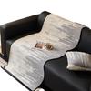 New Retro Simple Modern Sofa Cushion Four Seasons Universal Non-Slip Chenille Special-Shaped Seat Cushion Cover Cloth Cover