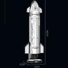Starship Raketen Baustein Modell, Hergestellt Aus Langlebigem ABS-Material, Unterstützt DIY 3D-Montage, Geeignet Für Heimdekoration, Sammlerstücke, Und