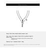 Temperament cold wind double-layer niche sweater chain autumn and winter design sense high-grade necklace sweater chain women's tide
