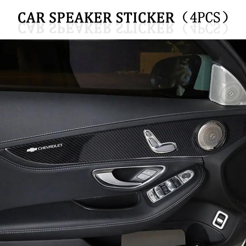 3D aluminum speaker stereo speaker badge emblem Sticker For Chevrolet Silverado Impala Malibu Equinox Cruze Camaro Cavalier Aveo