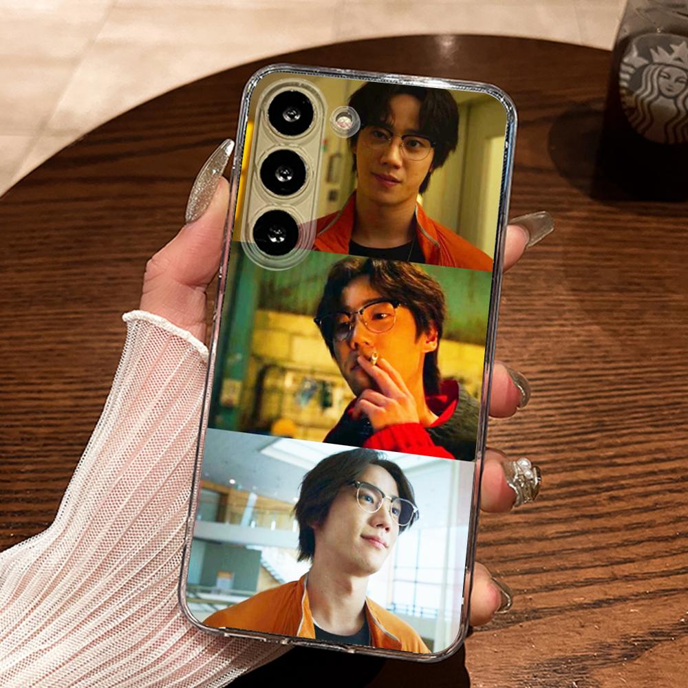 Weak Hero Korea Series Phone Case Silicone For Samsung S30,23,21,22,20 FE lite,S10,9,PIus Note20ultra Soft Transparent