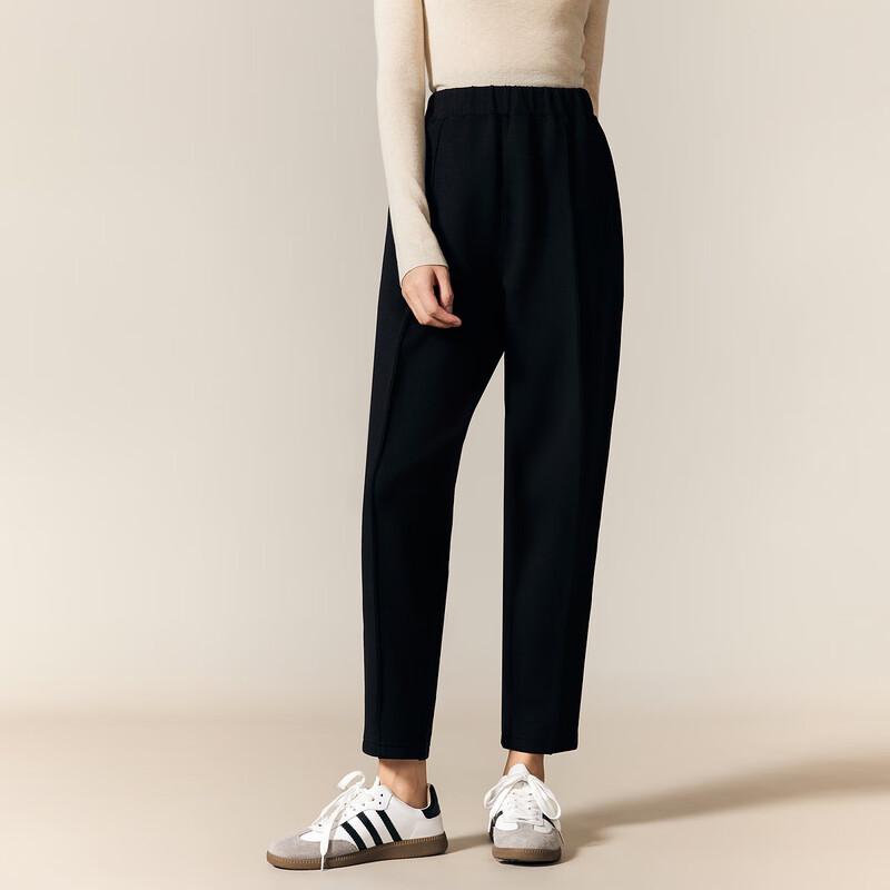 Gejin Women's Winter Tapered Harem Pants