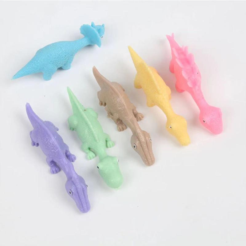 Novelty Creative Slings Dinosaur Toy Fun Tricky Slings Target Dinosaur Decompression TPR Toy