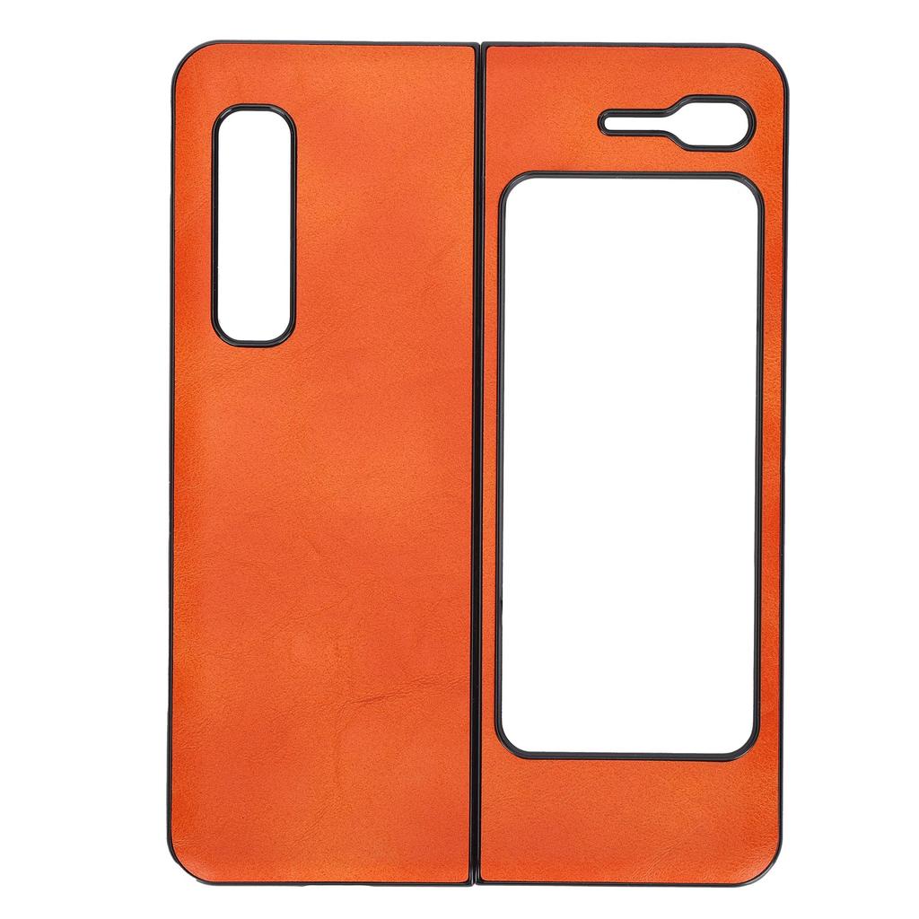 Mobile Phone Leather Case AllInclusive AntiFall Protective Cover for Fold 1 W20(Black )