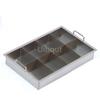 square skewer Hot pot Malatang special  thickened stove Chuan Chuan Xiang guo divided pot stainless steel panela cookware