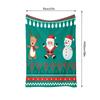 TU Festive Throw Blanket Christmas Decor Holiday Gift Cozy Flannel Fleece Santa Claus Pattern Reindeer Design Winter Warmth Home
