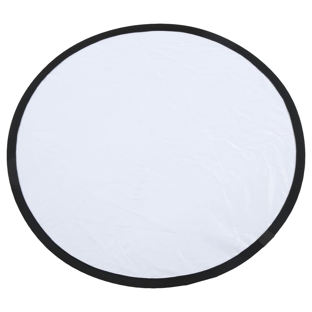 Silver White 2 In1 Reflector Portable Round Photography Light Reflector for Live Lighting